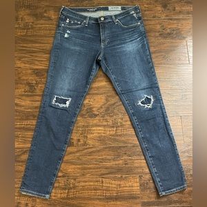 AG-ED Denim - The Legging Ankle - Super Skinny Ankle - Distressed Jean - NWOT